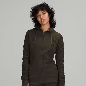 Lululemon Dark Olive Dance Studio Jacket